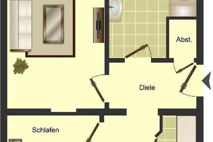 Demnächst frei! 2-Zimmer-Wohnung in Duisburg Hüttenheim 2 zimmer