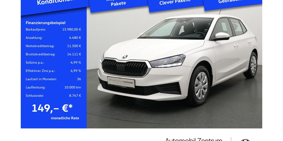 Skoda Fabia 12.286 km 14.980 &euro; Leverkusen 51379