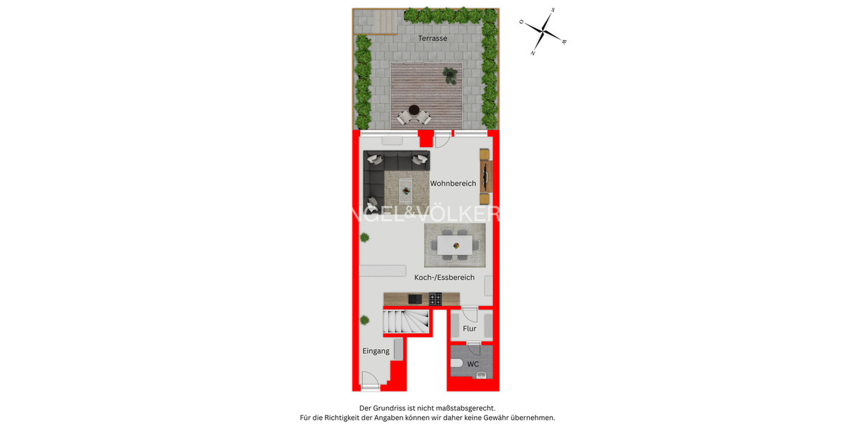 Etagenwohnung Hilden Forstbach - 3 Zimmer, 98 m&sup2;, 460.000&euro; | Angebot:25688634
