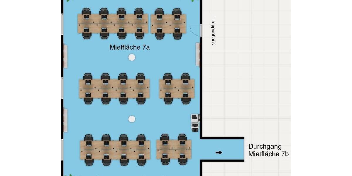 IM ERDGESCHOSS: 249 m² GEWERBEFLÄCHE IM HISTORISCHEN GEBÄUDE ZU VERMIETEN 3 zimmer