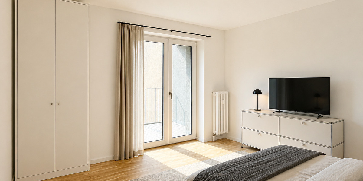 Etagenwohnung Düsseldorf Oberbilk - 2 Zimmer, 55 m&sup2;, 1.200&euro; | Angebot:26408006