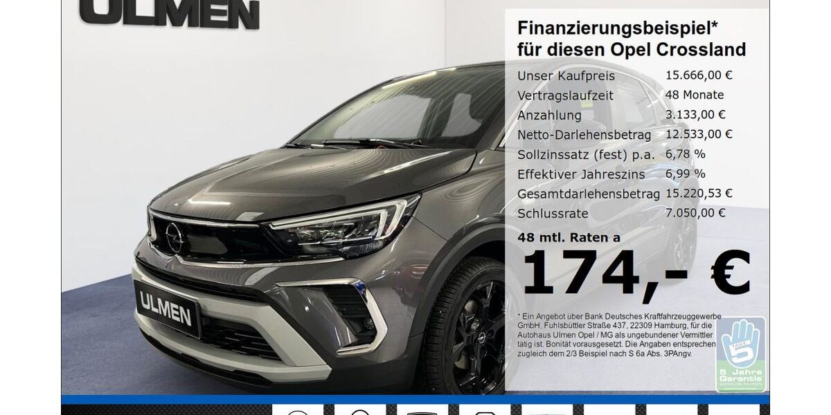 Opel Crossland (X) 50.820 km 15.666 &euro; Düsseldorf 40231
