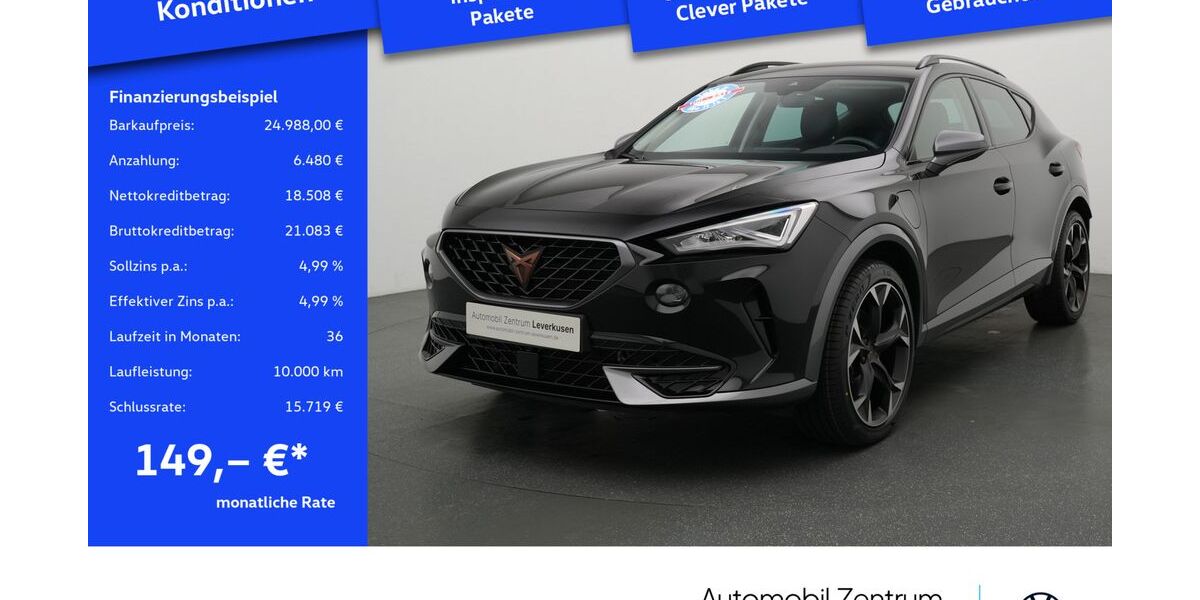 Cupra Formentor 43.160 km 24.980 &euro; Leverkusen 51379