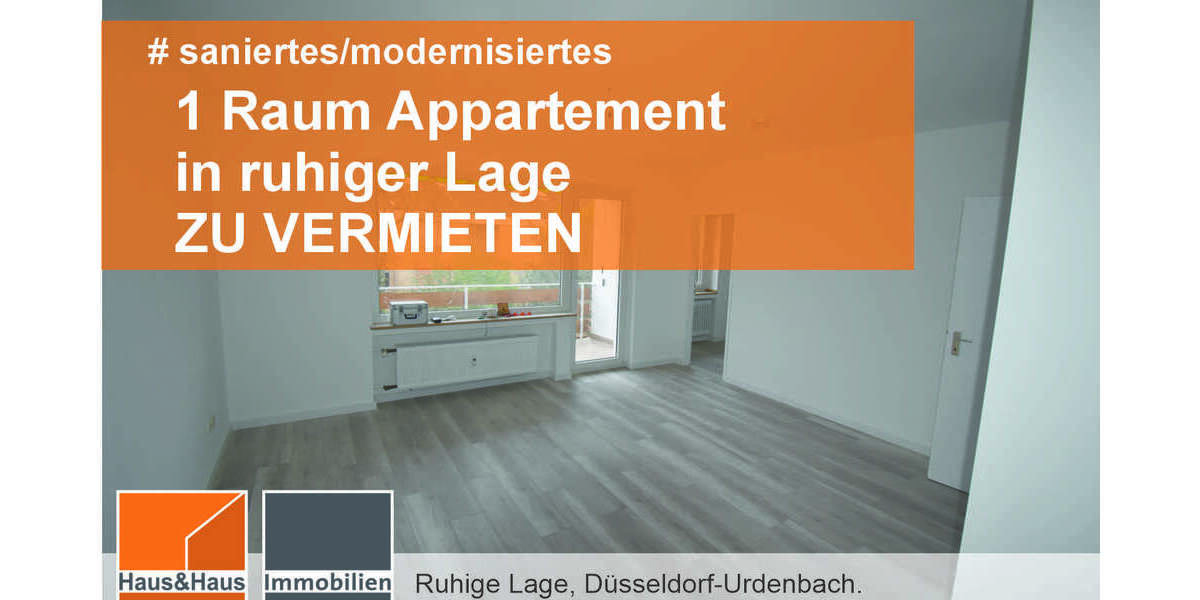 Wohnung zum Mieten in Düsseldorf 448 € 38 m² 1 zimmer