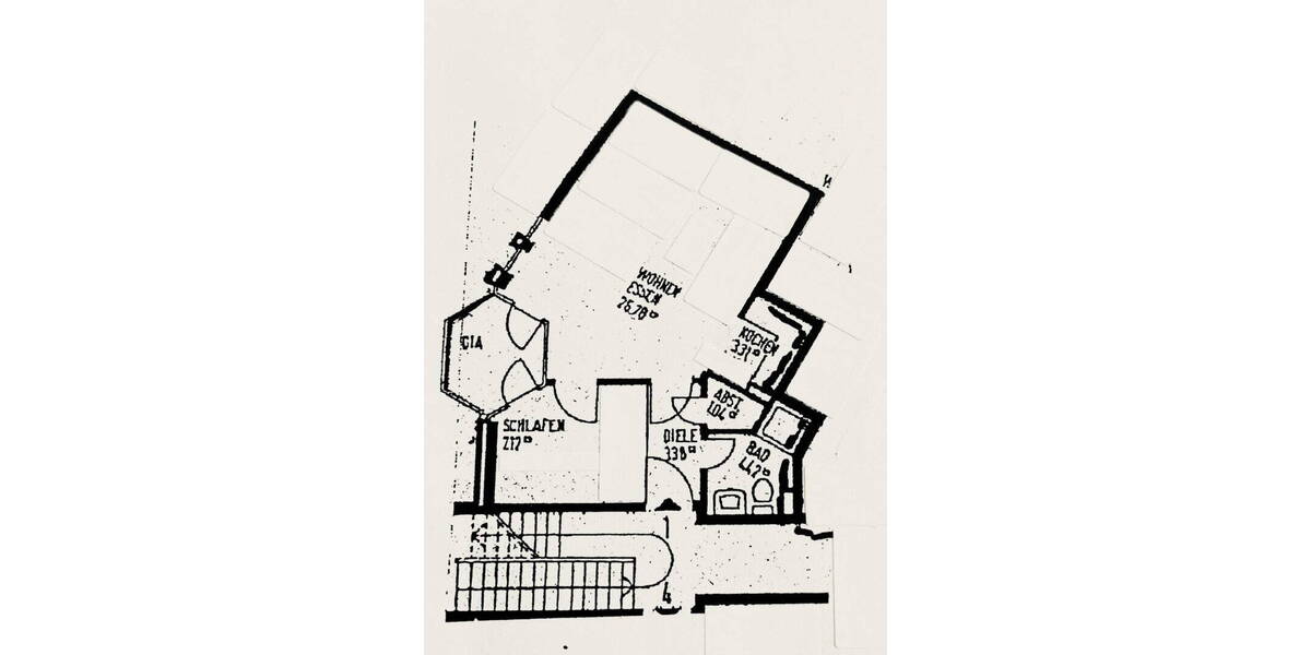 Etagenwohnung Düsseldorf Düsseltal - 2 Zimmer, 49 m&sup2;, 299.000&euro; | Angebot:26426709