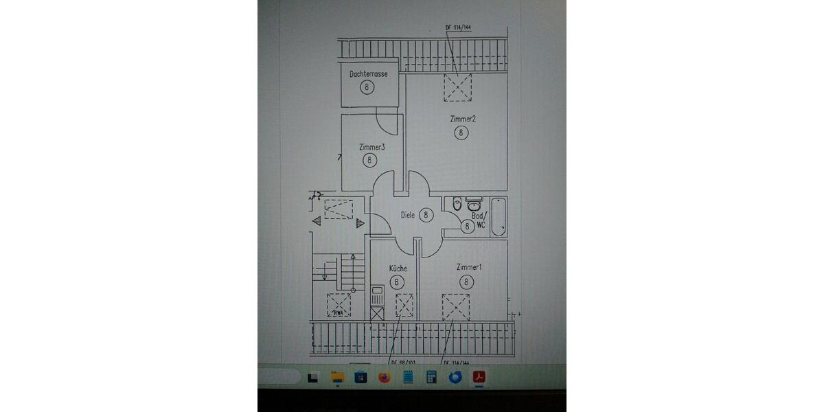 Modernisierte 3-Zimmer-Dachgeschosswohnung nahe Düsseldorf 3 zimmer