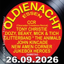 Oldienight Essen 26.09.2026 Grugahalle