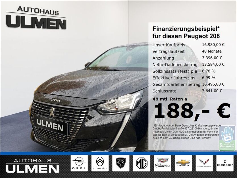 Peugeot 208 36.395 km 16.980 € Düsseldorf 40231