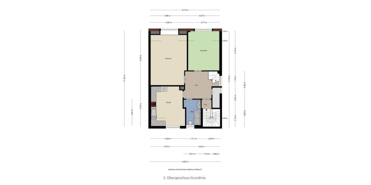 Helle 3-Zimmer Dachgeschosswohnung in Düsseldorf-Rath 3 zimmer