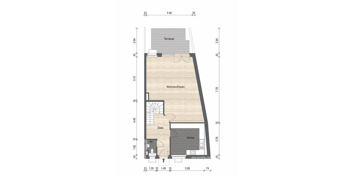Reihenendhaus Düsseldorf Urdenbach - 5 Zimmer, 163 m&sup2;, 998.000&euro; | Angebot:26015100