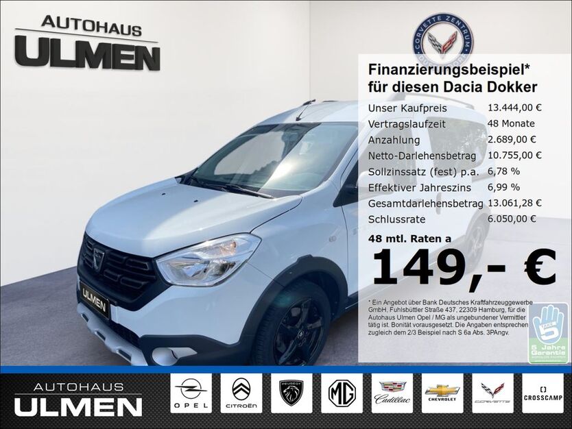 Dacia Dokker 87.420 km 13.444 € Düsseldorf 40231