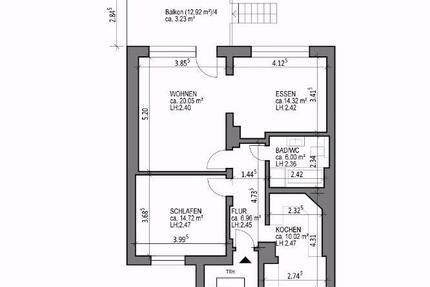Wohnung mit Garten & Carport in Oestrum Bergheim in 47228 3.5 zimmer