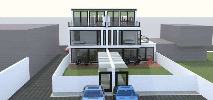 NEUBAU nach IHREM WUNSCH: Designer Haus - Architekten Haus - Black White House 6 zimmer