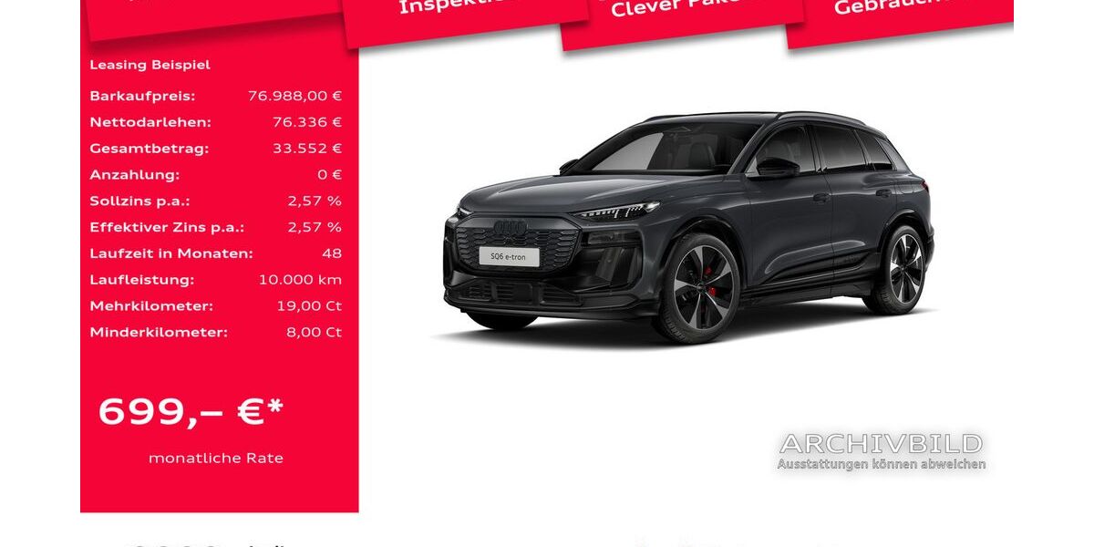 Audi SQ6 e-tron 6.062 km 76.980 &euro; Leverkusen 51373