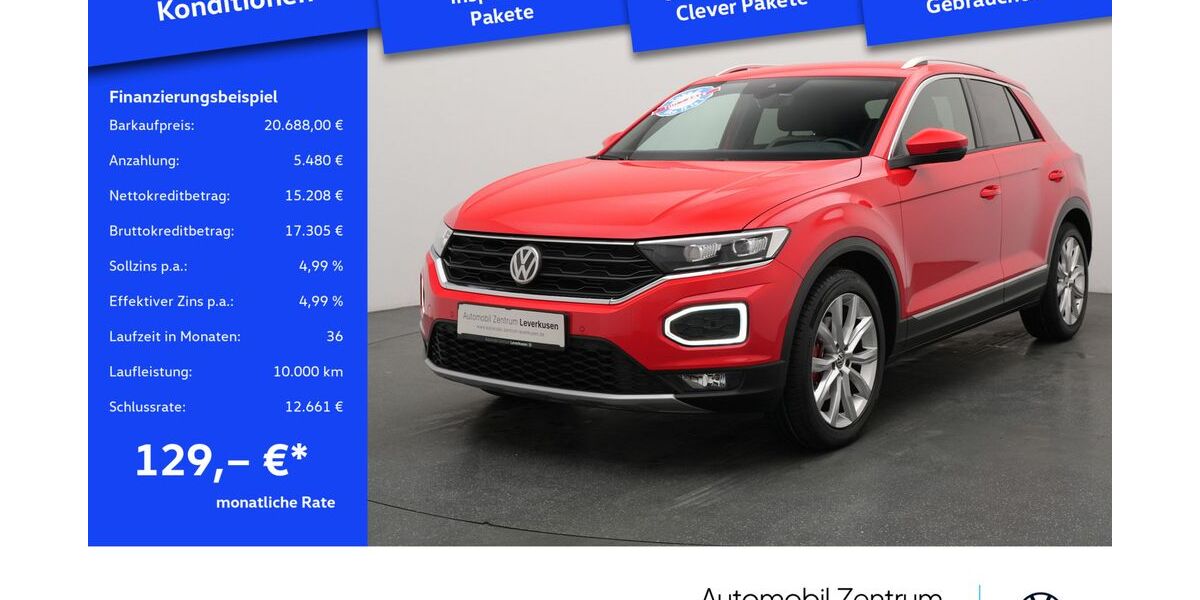 VW T-Roc 91.766 km 20.380 &euro; Leverkusen 51379