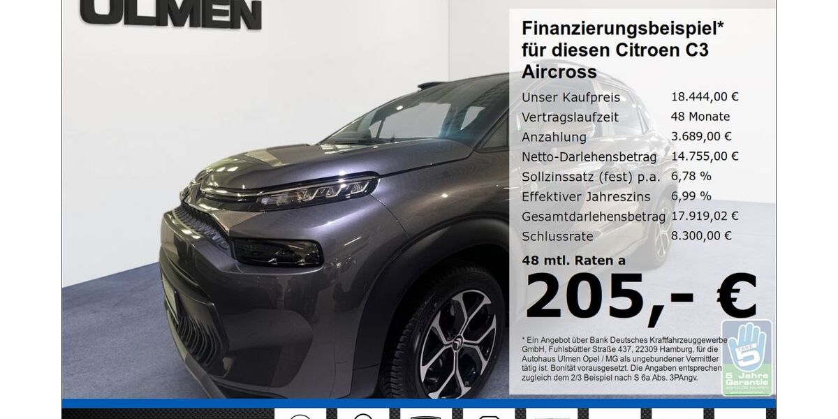 Citroen C3 Aircross 19.735 km 18.444 &euro; Düsseldorf 40231