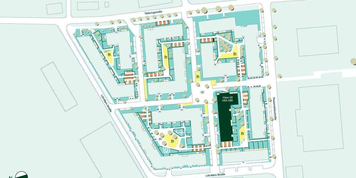 4-Zi.-Wohnung mit Südloggia und zwei Bädern - barrierefrei 4 zimmer