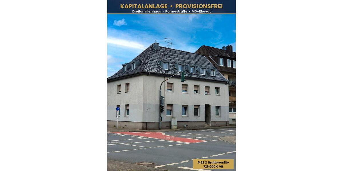 Mehrfamilienhaus, Wohnhaus Mönchengladbach Süd - 729.000&euro; | Angebot:26869953