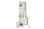 Etagenwohnung Monheim am Rhein - 2.5 Zimmer, 64 m&sup2;, 828&euro; | Angebot:26375765