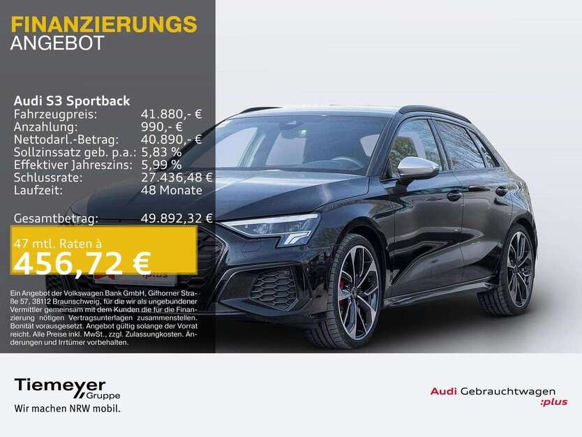 Audi S3 28.499 km 41.880 € Oberhausen 46047