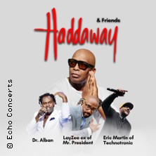 Haddaway & Friends - Dr. Alban, LayZee Ex of Mr. President & Eric Martin 18.11.2026 Inselpark Arena