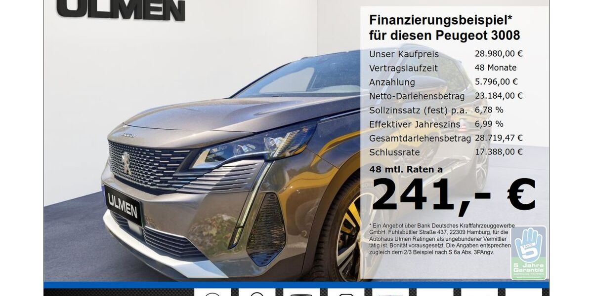 Peugeot 3008 18.985 km 28.980 &euro; Ratingen 40880