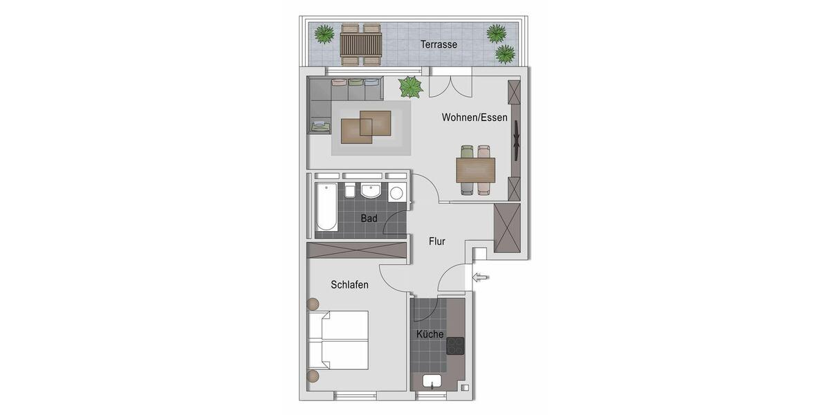 Einfamilienhaus Düsseldorf Stadtbezirk 5 - 2 Zimmer, 70 m&sup2;, 420.000&euro; | Angebot:27426676