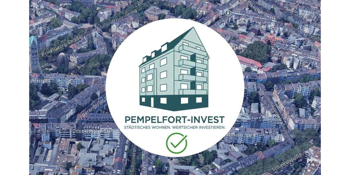 Etagenwohnung Düsseldorf Pempelfort - 2 Zimmer, 57 m&sup2;, 269.000&euro; | Angebot:25317267