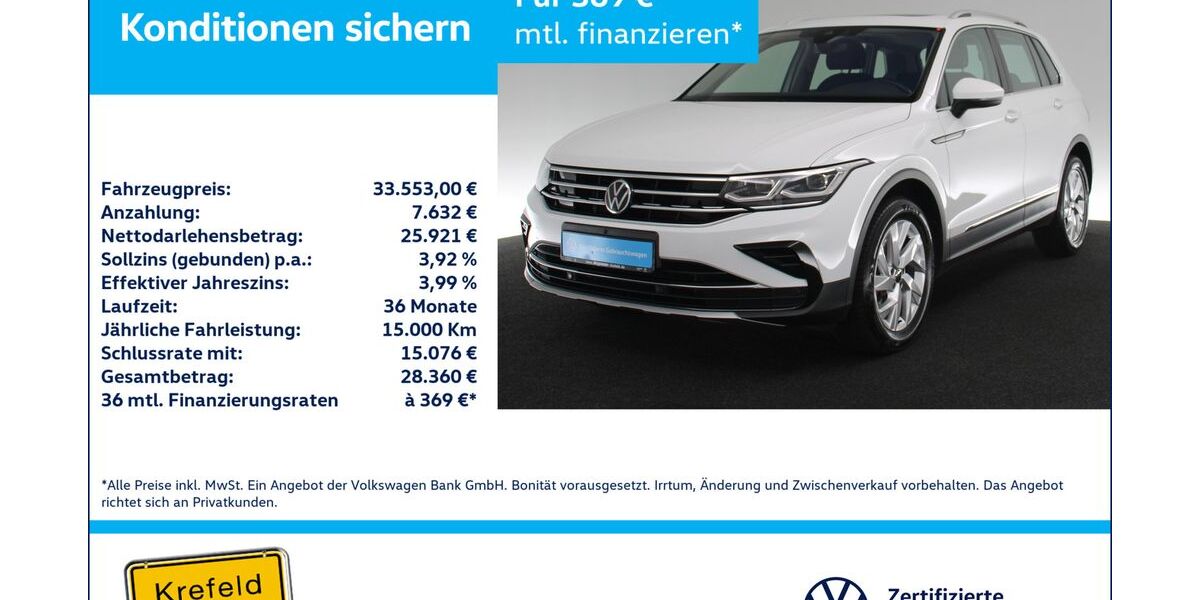 VW Tiguan 73.954 km 32.994 &euro; Krefeld 47803