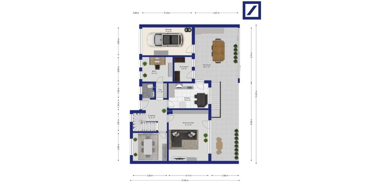 *** Charmantes Einfamilienhaus mit großzügigem Garten, Garage und vielfältigen Nutzungsmöglichkeiten *** 6 zimmer
