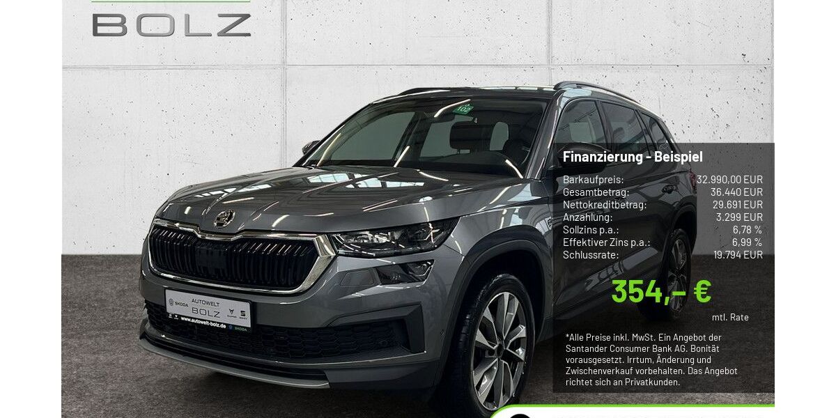 Skoda Kodiaq 54.356 km 32.990 &euro; Pulheim-Brauweiler 50259