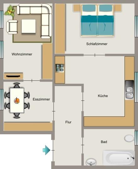 Bringen Sie Ihr Herz mit, es wird sich wohlfühlen! 2.5 zimmer