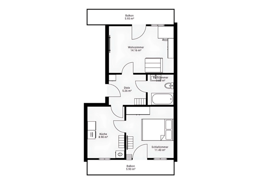 Wohnung zum Kaufen in Mönchengladbach 89.000 € 50 m²