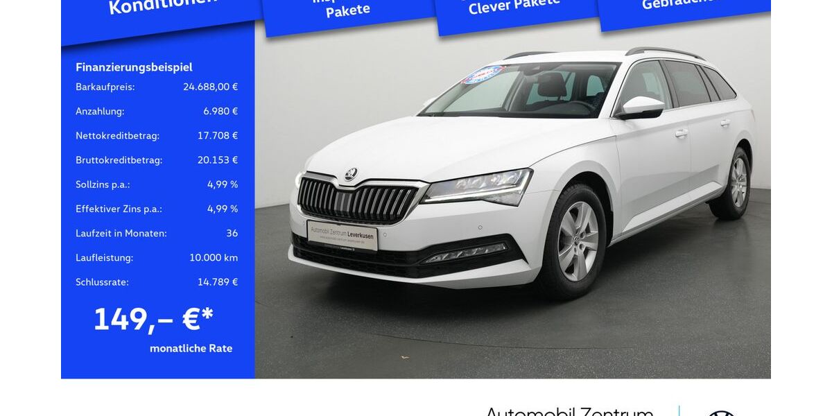 Skoda Superb 71.265 km 24.688 &euro; Leverkusen 51379