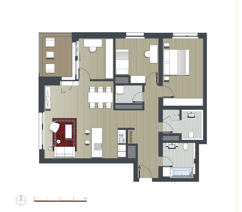 Wohnung zum Kaufen in Düsseldorf 825.000 € 102 m²
