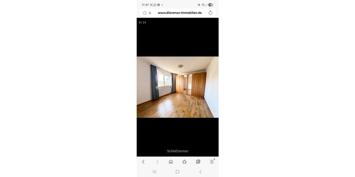 Etagenwohnung Düsseldorf Stadtbezirk 10 - 2 Zimmer, 61 m&sup2;, 890&euro; | Angebot:25718289