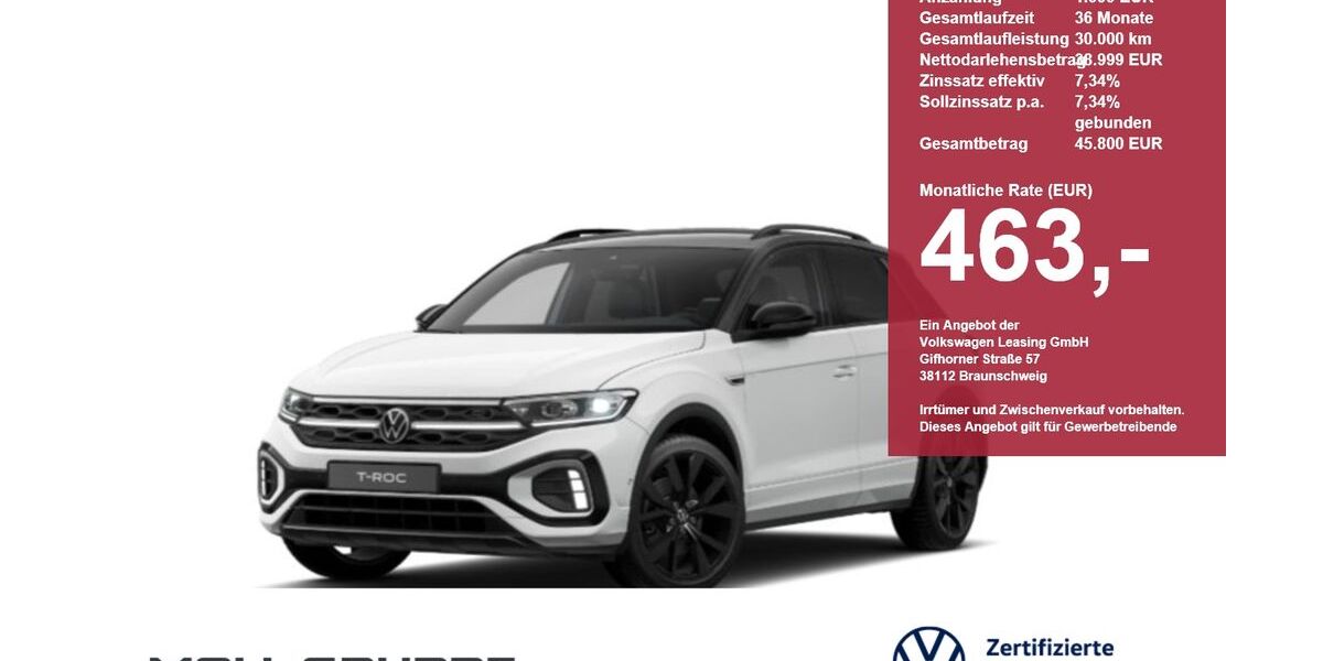 VW T-Roc 10.000 km 32.500 &euro; Kaarst 41564