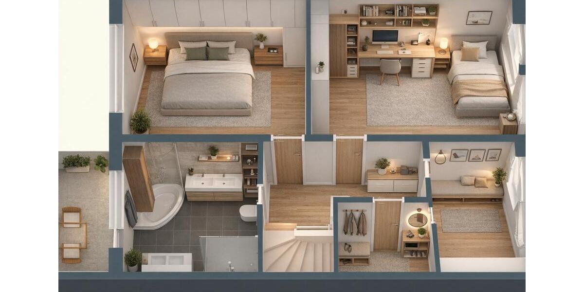 Reihenhaus Neuss Augustinusviertel - 6 Zimmer, 147 m&sup2;, 498.000&euro; | Angebot:26448651