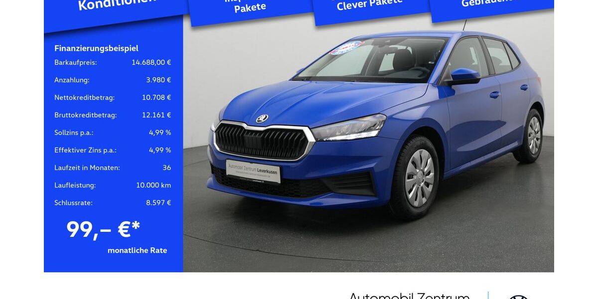 Skoda Fabia 35.824 km 14.380 &euro; Leverkusen 51379