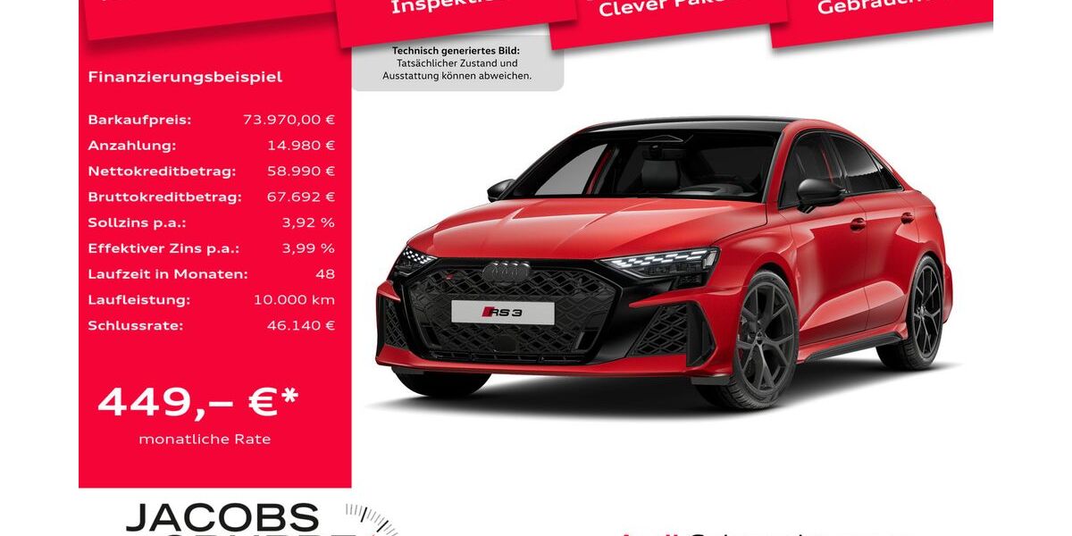 Audi RS3 3.307 km 72.950 &euro; Mönchengladbach 41066