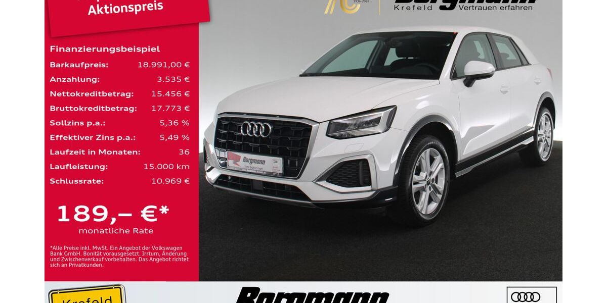 Audi Q2 35.650 km 18.991 &euro; Krefeld 47803