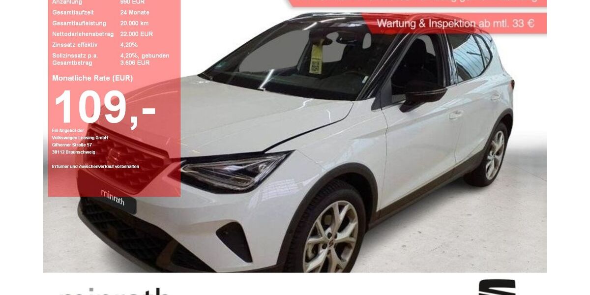 Seat Arona 24.947 km 22.740 &euro; Moers-Hülsdonk 47441