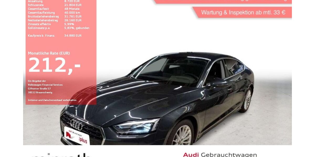 Audi A5 30.593 km 34.380 &euro; Moers-Hülsdonk 47441