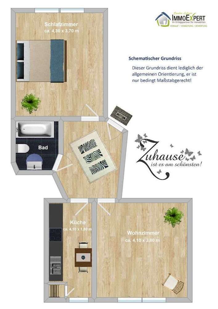 Wohnung zum Mieten in Essen 300 € 47.53 m²