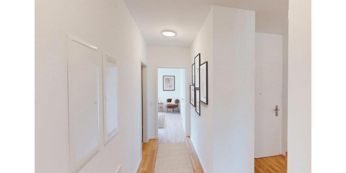 Familien aufgepasst: Neubau 4-Zimmer-Wohnung mit Balkon und zwei Bädern (mietpreisgedämpft) 4 zimmer