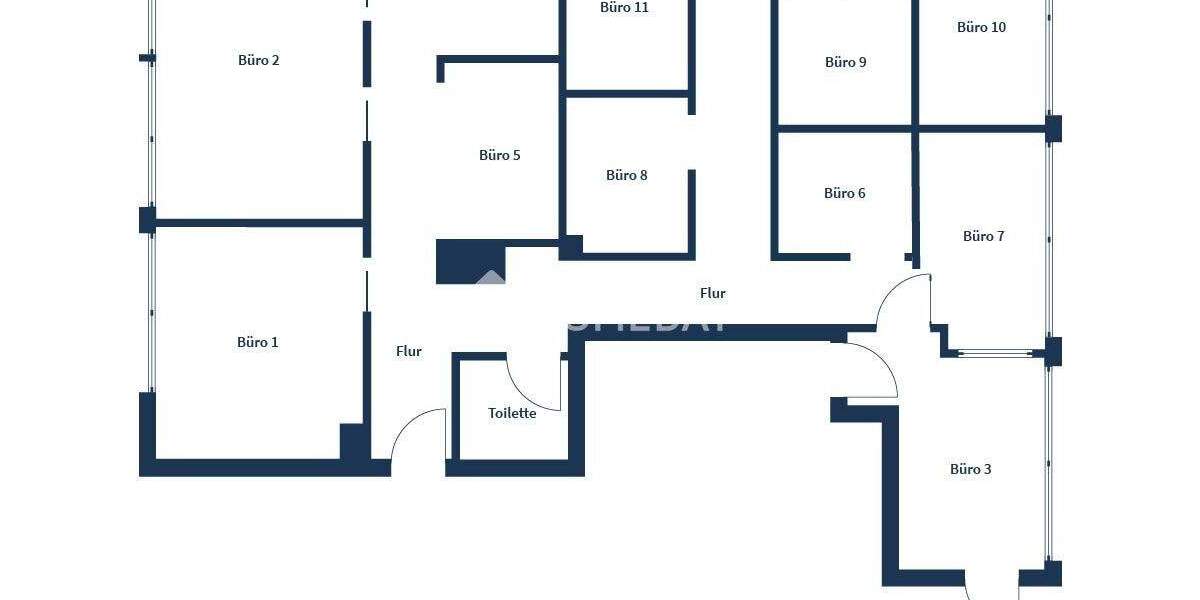 Etagenwohnung Duisburg Ruhrort - 7 Zimmer, 200 m&sup2;, 200.000&euro; | Angebot:25338245