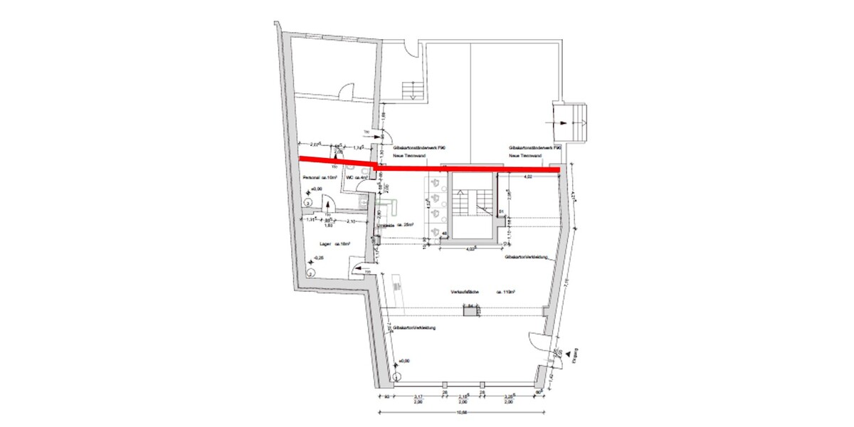 Einzelhandelsfläche mitten in der Fußgängerzone! zimmer